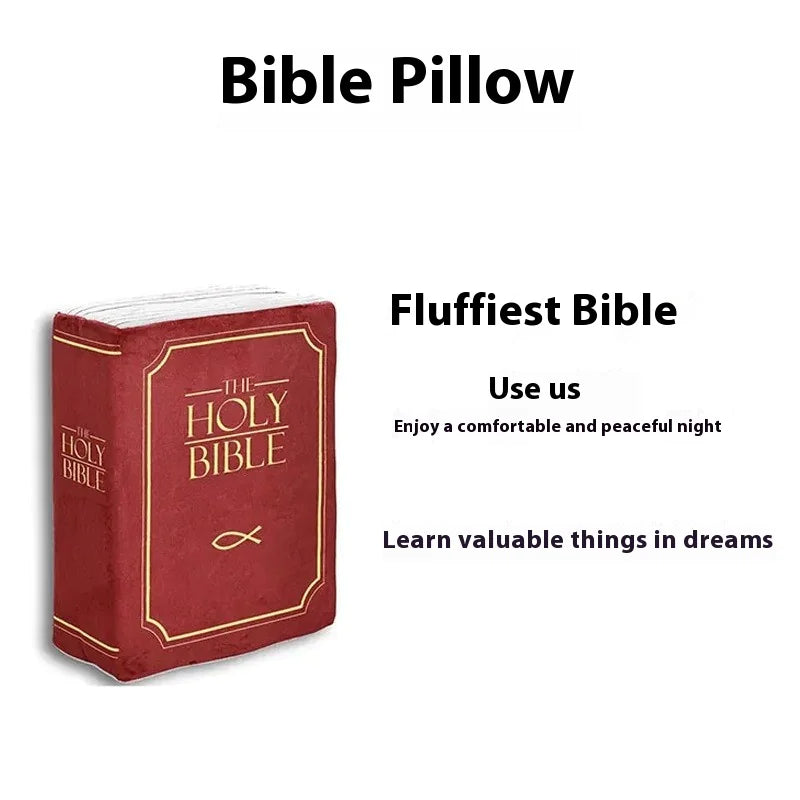 Christmas Bible Plush Pillow