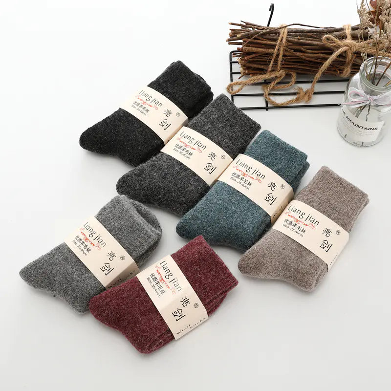Wool Socks - Fleece Winter Socks